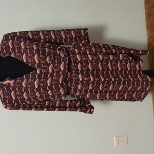 Bohemian art deco purple dress